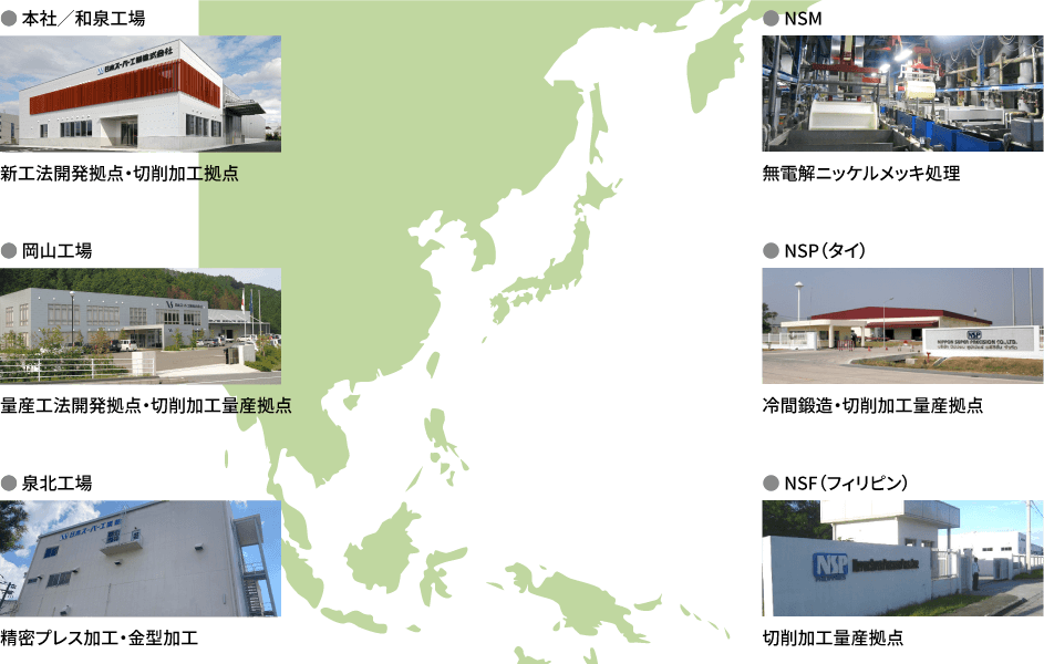 各拠点の役割と機能